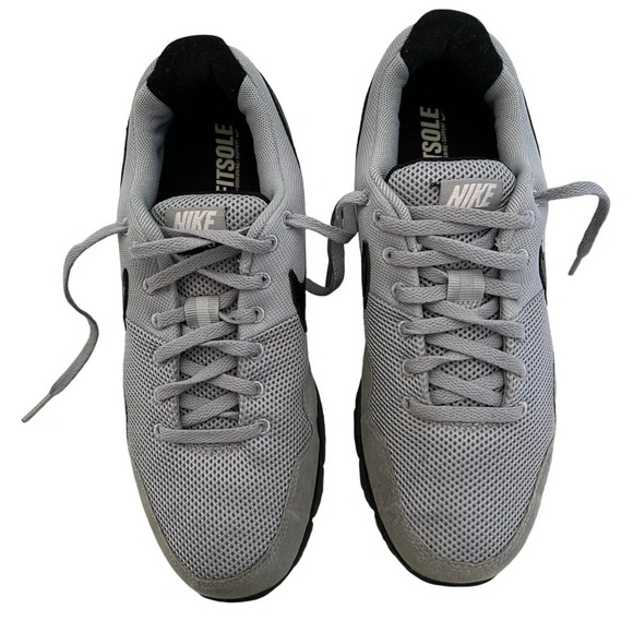 Nike Lunarfly Running Shoes Grey Black Womens Size 7 - Picture 2 of 7